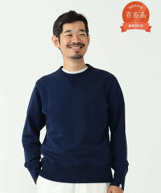 BEAMS PLUS LOOPWHEELER * BEAMS PLUS / 別注 Athletic Crew Neck Sweat ビームス メン トップス スウェット・トレーナー ホワイト グレー ネイビー【送料無料】