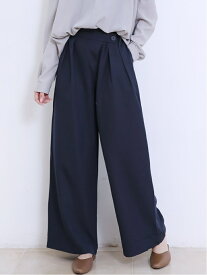 【SALE／20%OFF】Doux Belle 【Doux Belle】ワイドパンツ レディース ハイウエスト ドゥー・ベル パンツ その他のパンツ グリーン グレー ネイビー ブラック ベージュ