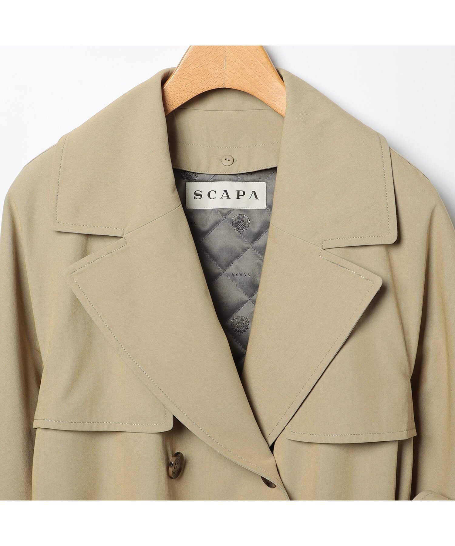 SCAPA｜シャンブレーツイルコート | Rakuten Fashion(楽天ファッション