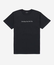 Saturdays NYC Miller Headline SS Tee サタデーズ　ニューヨークシティ トップス カットソー・Tシャツ ブラック グレー ホワイト【送料無料】