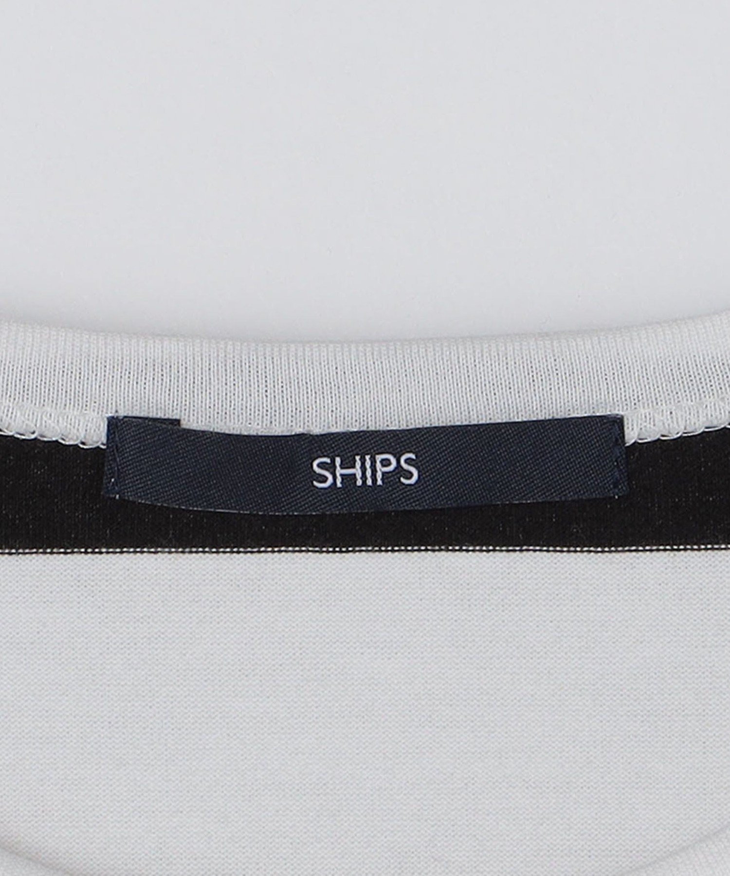 SHIPS｜SHIPS: ワイドパネル ボーダー クルーネック Tシャツ (ロンT