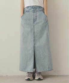 MILKFED. DENIM LONG SKIRT MILKFED. ミルクフェド スカート ロング・マキシスカート ブルー【送料無料】