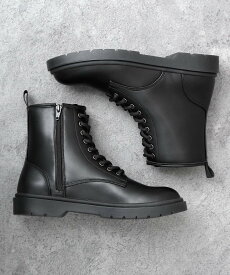 glabella ブーツ メンズ ミリタリーブーツ ショートブーツ 黒 グラベラ glabella エー.エム.エス. シューズ・靴 ブーツ ブラック【送料無料】