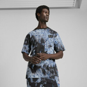 �ySALE�^30%OFF�zPUMA �����Y BMW MMS �J���[�X�v���b�V�� AOP ���� T�V���c �v�[�} �g�b�v�X �J�b�g�\�[�ET�V���c �u���b�N�y���������z