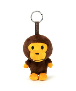 A BATHING APE BABY MILO PLUSH DOLL KEYCHAIN #2 �A �x�C�V���O �G�C�v �t�@�b�V�����G�� �`���[���E�L�[�`�F�[�� �u���E���y���������z