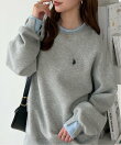 【U.S.POLO.USSN】レイヤード風配色スウェット