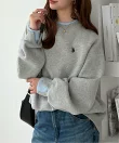 【U.S.POLO.USSN】レイヤード風配色スウェット