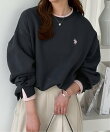 【U.S.POLO.USSN】レイヤード風配色スウェット
