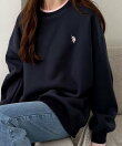 【U.S.POLO.USSN】レイヤード風配色スウェット