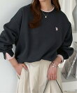 【U.S.POLO.USSN】レイヤード風配色スウェット