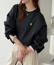 【U.S.POLO.USSN】レイヤード風配色スウェット