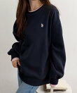 【U.S.POLO.USSN】レイヤード風配色スウェット