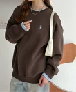 【U.S.POLO.USSN】レイヤード風配色スウェット