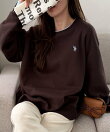 【U.S.POLO.USSN】レイヤード風配色スウェット