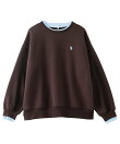 【U.S.POLO.USSN】レイヤード風配色スウェット