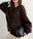 【U.S.POLO.USSN】レイヤード風配色スウェット