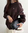 【U.S.POLO.USSN】レイヤード風配色スウェット