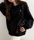 【U.S.POLO.USSN】レイヤード風配色スウェット