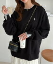 【U.S.POLO.USSN】レイヤード風配色スウェット