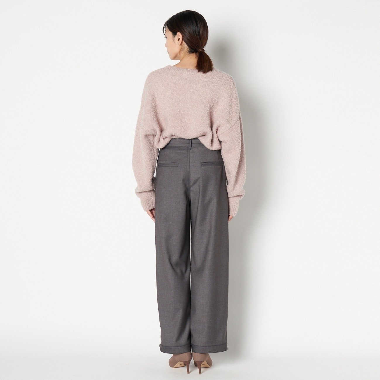 HELIOPOLE｜TR DOUBLE CLOTH TUCK PANTs | Rakuten Fashion(楽天