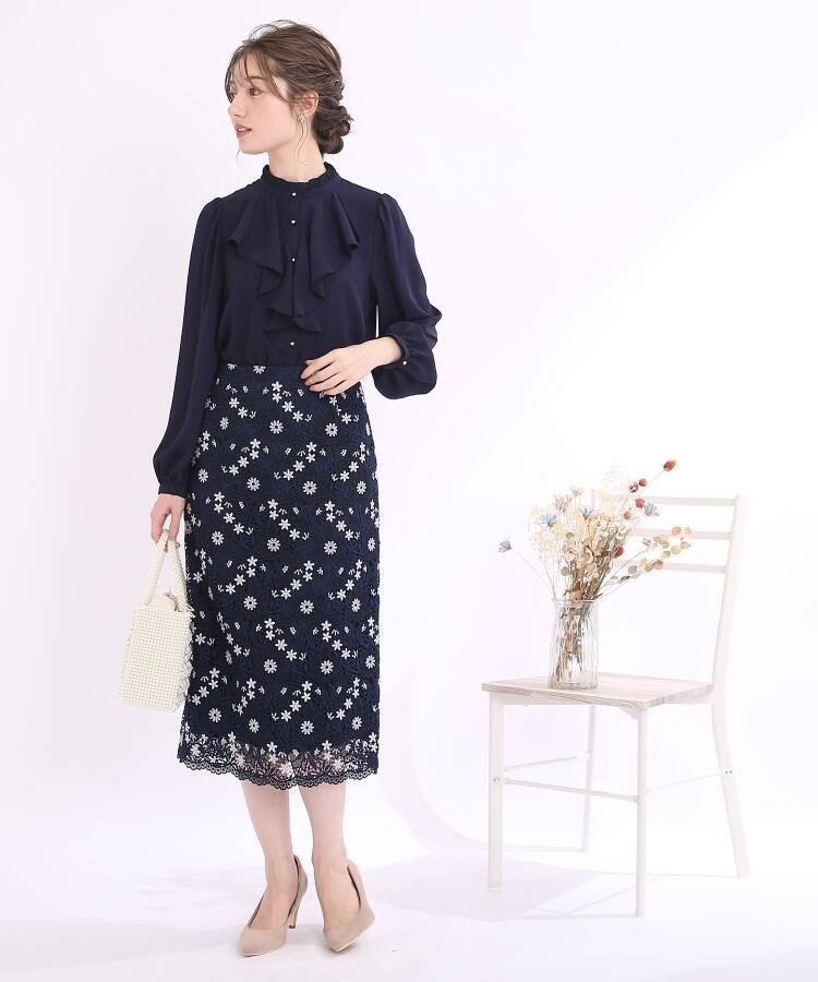 【ポケットな】 Couture Brooch｜フルールケミカルレーススカート | Rakuten Fashion(ファッション／旧ブランドアベニュー)GN1592 ウエストゴ