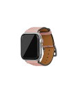 ノービレ Apple Watch レザーバンド【44mm/45mm/46mm/49mm, M/Lサイズ】(シルバー)