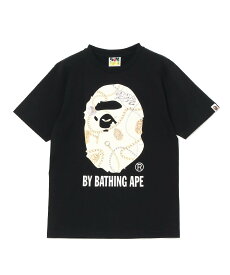 A BATHING APE BAPE JEWELS BY BATHING APE TEE ア ベイシング エイプ トップス カットソー・Tシャツ ブラック ホワイト【送料無料】