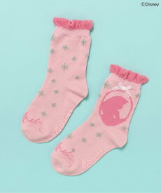 Ampersand 【ディズニープリンセス】ソックス エフオーオンラインストア 靴下・レッグウェア 靴下 グリーン ピンク イエロー