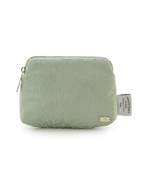 gelato pique 【MUCHA】リリー柄フロッキーティッシュポーチ ジェラートピケ 財布・ポーチ・ケース ポーチ グリーン【送料無料】