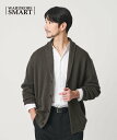 BEAUTY&YOUTH UNITED ARROWS 【WEB限定 WARDROBE SMART】ウォッシャブル ショールカラー カーディガン ビューティー＆ユース　ユナイテッドアローズ トップス カーディガン ブラック グレー【送料無料】