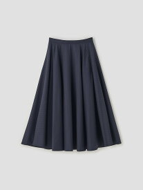 JOHN SMEDLEY SUPER100'S ウールフレアスカート ｜FS157 ジョンスメドレー スカート ロング・マキシスカート ネイビー【送料無料】