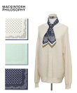 MACKINTOSH PHILOSOPHY(マッキントッシュ フィロソフィー) 幾何柄 シルクスカーフ