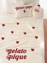 gelato pique Sleep 【Sleep】ハートロゴジャガード マルチカバー ジェラートピケ インテリア・生活雑貨 その他のイン…