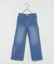 GOODデニムフレアパンツ/100-120cm展開/1051824