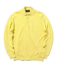 BEAMS PLUS BEAMS PLUS｜12ゲージ ニット ポロシャツ ビームス メン トップス ポロシャツ ブラウン カーキグリーン レッド グリーン ベージュ ブラック イエロー オレンジ ブルー ネイビー【送料無料】