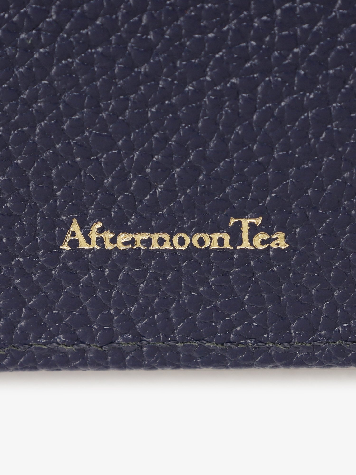 Afternoon Tea LIVING｜フラワーチャーム付き本革ミニ財布/Afternoon