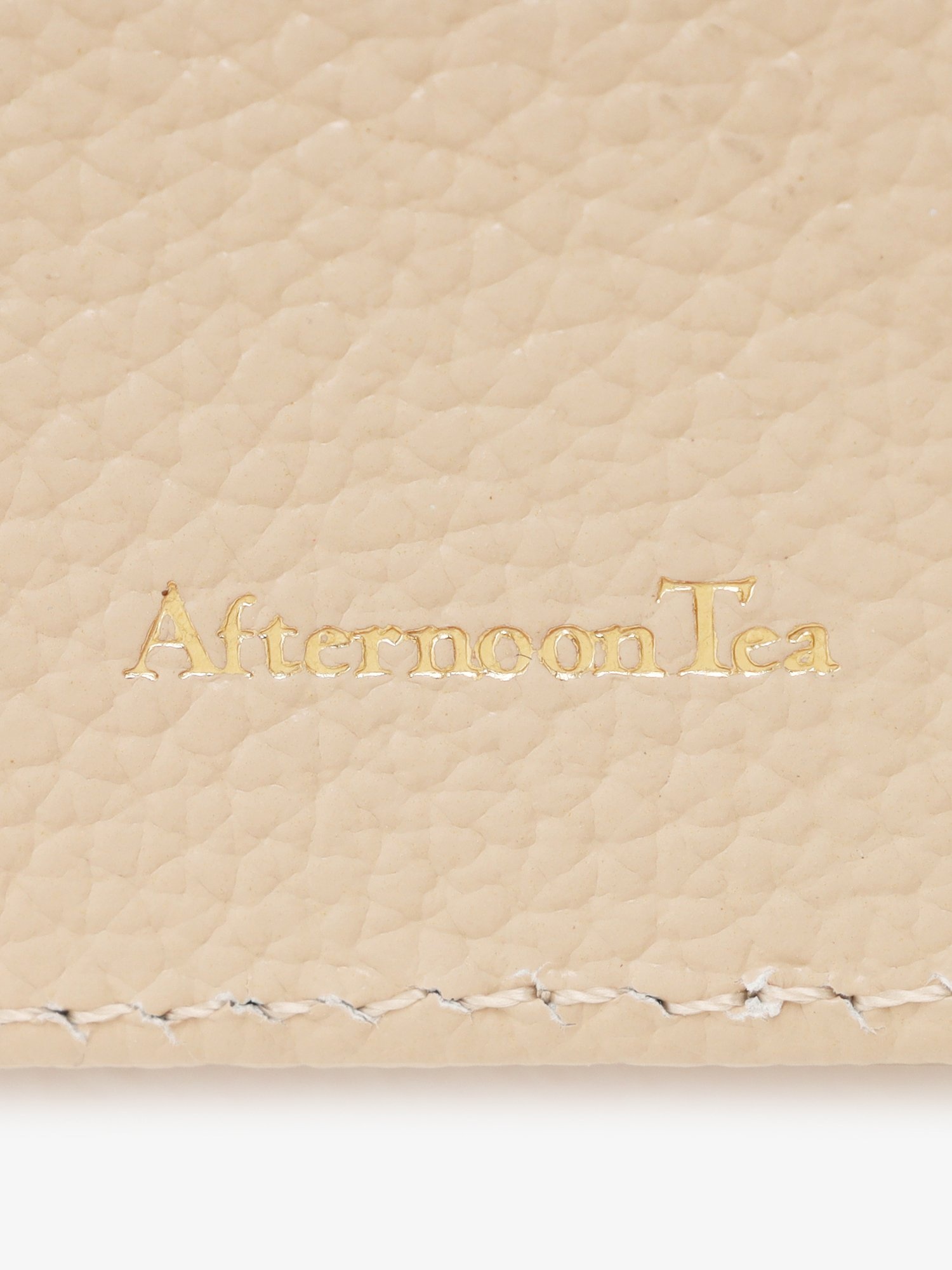 Afternoon Tea LIVING｜フラワーチャーム付き本革ミニ財布/Afternoon