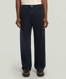 【SALE／30%OFF】G-Star RAW 【公式ショップ】Type 96 Loose Pants/ワイドルーズコーデュロイパンツ ジースターロゥ パンツ その他のパンツ ネイビー【送料無料】