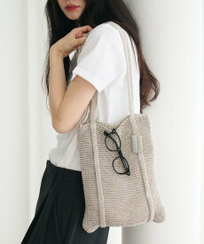 BEAUTY&YOUTH UNITED ARROWS メタルコード ミニ トートバッグ ビューティー＆ユース　ユナイテッドアローズ バッグ トートバッグ シルバー ゴールド ブラウン【送料無料】