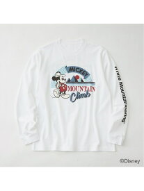 【SALE／60%OFF】White Mountaineering Disney/ Hiking club L/S Tee ホワイトマウンテニアリング トップス カットソー・Tシャツ ホワイト ブラック【送料無料】