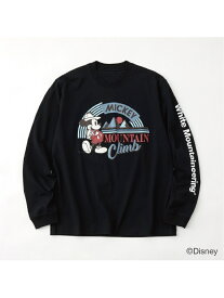 【SALE／30%OFF】White Mountaineering Disney/ Hiking club L/S Tee ホワイトマウンテニアリング トップス カットソー・Tシャツ ブラック ホワイト【送料無料】