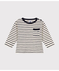 PETIT BATEAU ミニマリニエール長袖Tシャツ プチバトー トップス カットソー・Tシャツ【送料無料】