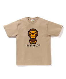 A BATHING APE (M)BABY MILO TEE ア ベイシング エイプ トップス カットソー・Tシャツ ベージュ ブラック ブラウン グレー ネイビー ピンク ブルー ホワイト【送料無料】