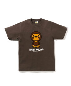 A BATHING APE (M)BABY MILO TEE ア ベイシング エイプ トップス カットソー・Tシャツ ベージュ ブラック ブラウン グレー ネイビー ピンク ブルー ホワイト【送料無料】