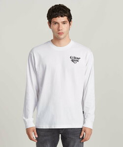 �ySALE�^40%OFF�zG-Star RAW �y�����V���b�v�zFOXY CHEST BOXY T-SHIRT/�O���t�B�b�N���S�I�[�o�[�T�C�Y�����O�X���[�uT�V���c �W�[�X�^�[���D �g�b�v�X �J�b�g�\�[�ET�V���c �z���C�g�y���������z