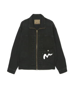 MANASTASH MANASTASH/�}�i�X�^�b�V��/MS DENIM ZIP JACKET/�f�j���W�b�v�W���P�b�g �}�i�X�^�b�V�� �W���P�b�g�E�A�E�^�[ �u���]���E�W�����p�[ �u���[ �u���b�N�y���������z