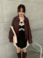 【SALE／50%OFF】LILY BROWN ヴィンテージスリップサテンミニワンピース リリーブラウン ワンピース・ド…
