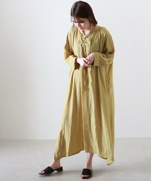 Cheek レースアップカフタンワンピース Rakuten Fashion 楽天ファッション 旧楽天ブランドアベニュー Cu4595