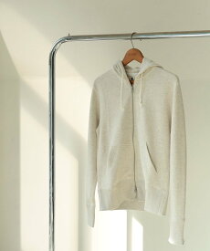 BEAMS PLUS 【BEAMSの百名品】LOOPWHEELER*BEAMS PLUS / 別注 Slim Zip Sweat Hoody ビームス メン トップス パーカー・フーディー ホワイト グレー ネイビー【送料無料】