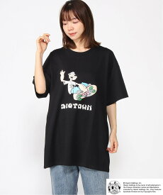 【SALE／30%OFF】DOGTOWN DOGTOWN/(U)POPEYE SKATE 半袖Tシャツ スラッシャー　バイ　リフルページ トップス カットソー・Tシャツ ブラック パープル ホワイト【送料無料】